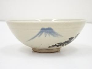 菰軒造　富士に松図茶碗